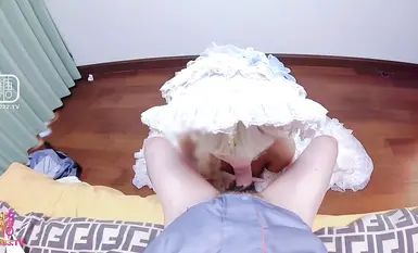 花嫁OL娘｢Tame凛｣深喉吸茎口爆反差清纯萝莉梅开二度插入水汪汪小穴内射